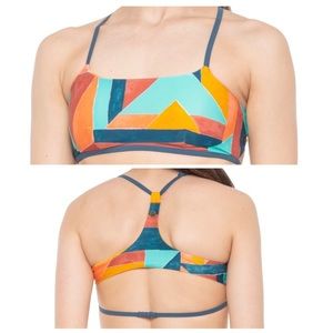 PRANA NWT Ulana Swim Bikini Top Atlantic Seaglass Sz XL